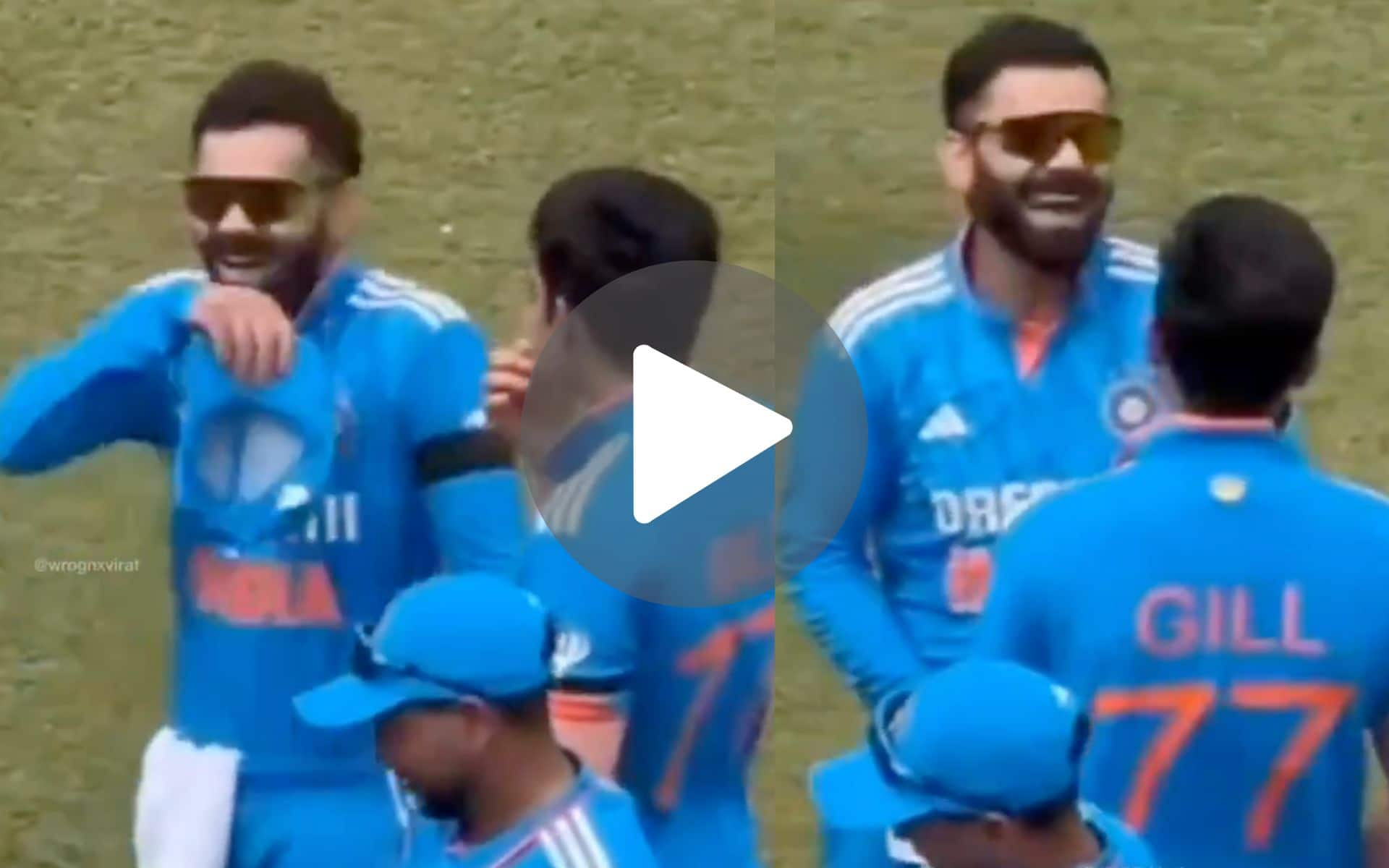 [Watch] Virat Kohli And Shubman Gill's Hilarious Chemistry Caught On Camera During 1st ODI Vs SL